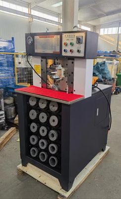 PLC AC خرطوم العقص آلة رقيقة رئيس الهيدروليكية آلة التأرجح 15 مجموعة CBK-120