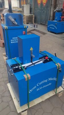 سعر جيد آلة قطع أنابيب المطاط الكهربائية و آلة التزلج مع 4 طبقات و تحكم زر متقدم 2 بوصة 6-51 ملم الأزرق الانترنت