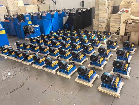 سعر جيد 6-25mm 1 بوصة يدوية خرطوم كريمبينغ آلة الانترنت