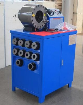 سعر جيد 2 بوصة نموذج عالية اللون الأزرق 10 يموت خرطوم المكبس / مطاط خرطوم محطم آلة أداء موثوق بها مع 600T قوة محطم الانترنت