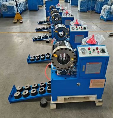 نظام تحكم الزر 2 بوصة 10 Dies DX68 آلة كريمبر الأنابيب أنابيب 3KW / 4KW