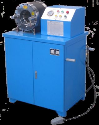 Dual Functionality Hydraulic Hose Crimping Machine with Wide Crimping Range and Comprehensive Die Set for Industrial Applications