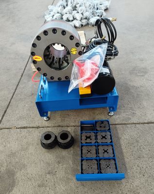 سعر جيد Portable 12V/24V Hydraulic Hose Crimping Machine with Smart Light Indicator and 3.6KW Motor Power for Car Loading Use الانترنت