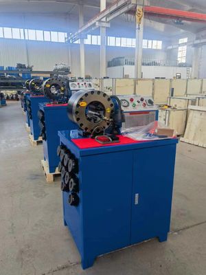 سعر جيد 2 بوصة عمودي خرطوم العقص آلة ارتفاع ضغط خرطوم الفرامل 51mm المكشكش الانترنت