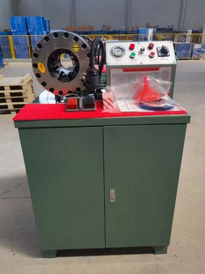 سعر جيد 600T لون مخصص آلة العقص خرطوم هيدروليكي 1/4 إلى 2 بوصة مع دواسة القدم الانترنت