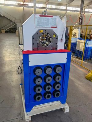 سعر جيد PLC 5.5kw هيدروليكي خرطوم الضغط آلة 4kw الهيدروليكية الصحافة تركيب الكوع الكبير CBK-51B الانترنت