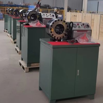 هيكل مدمج خرطوم هيدروليكي أنبوب العقص آلة 3kw / 4kw 4-51mm