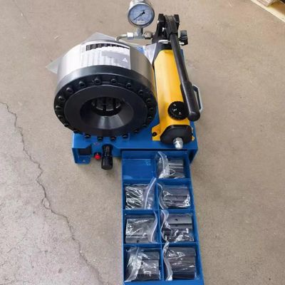 سعر جيد 1 بوصة اليدوية دائمة خرطوم كريمبرينغ آلة تنتج ضغط أقصى 35Mpa رضا الانترنت