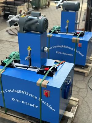 سعر جيد 2 بوصة 6-51mm 1/4 إلى 2 بوصة خيط قطع و Skiving آلة الكهربائية المطاط خيط القطع الانترنت