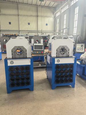سعر جيد 2&3 بوصة زر التحكم 5.5kw/7.5kw 300 قطعة/ساعة مع تغيير سريع القوالب أدوات هيدروليك خرطوم محطم آلة الانترنت