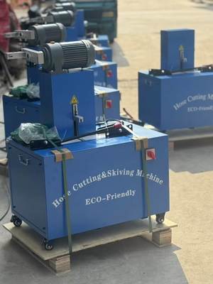 آلة قطع خرطوم هيدروليكي كهربائي 6-51 ملم نطاق القطع 2 بوصة