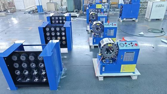 آلة تجعيد الخراطيم الهيدروليكية P38 مقاس 2 بوصة، نطاق من 1/4 إلى 2 بوصة