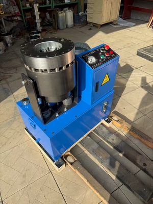 سعر جيد الكهربائية الجولة والربع أنابيب محطم آلة 220V / 380V ل 1/4 إلى 2 بوصة أنابيب اللون الأزرق الانترنت