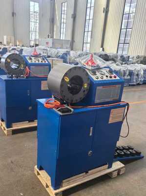 سعر جيد 2 Inch Hydraulic Hose Crimping Machine with 10 Dies and 6-51mm Range for Wide Hose Applications الانترنت