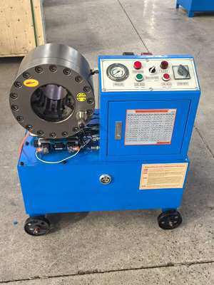 سعر جيد آلة تجعيد الخراطيم المتنقلة بقطر 2 بوصة و 10 قوالب، بقوة تجعيد 600 طن وكفاءة 200 قطعة في الساعة الانترنت