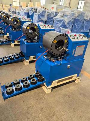 سعر جيد آلة تجعيد الخراطيم DX68 بنطاق تجعيد 6-51 مم وسعة 2 بوصة و 10 قوالب متضمنة الانترنت