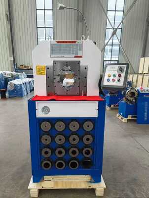 سعر جيد 3 Inch Hydraulic Hose Crimping Machine with 1000T Crimping Force 31.5MPA Rated Pressure and 6-76mm Crimping Range الانترنت