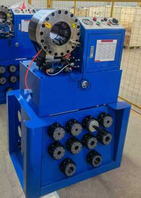 سعر جيد 2 Inch Hydraulic Hose Crimping Machine with Fast Change Mould Tool and 10 Dies for Versatile Crimping الانترنت