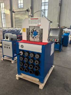 سعر جيد 3 بوصة 6-76 ملم الهيدروليكية خرطوم كريمبرينغ آلة مع 15 يموت وتغيير سريع القالب لضغط الخراطيم الفعالة الانترنت