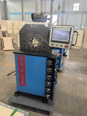 سعر جيد آلة تجعيد الخراطيم الهيدروليكية الكهربائية بدقة 0.01 مم ونطاق تجعيد 6-102 مم للاستخدام الصناعي الانترنت