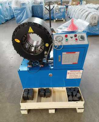 سعر جيد 3 بوصة الكهربائية الهيدروليكية خرطوم محطم آلة مع 800T قوة محطم، 6-76mm نطاق، و 200pcs / H القدرة الانترنت