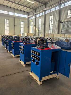 سعر جيد 600T القوة القاسية الجهاز المضغوط للأنابيب المطاطية مع دقة 0.01 ملم ومدى 6-51 ملم للأنابيب الهيدروليكية المضغوط الانترنت