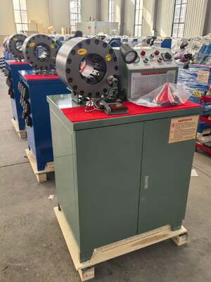 سعر جيد 2 بوصة 600 طن قوة الضغط مطاط أنابيب المكسرة آلة نموذج أعلى اللون الأخضر 220v / 380v الجهد مع 6-51mm نطاق و 10 المقايضات الانترنت