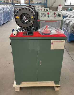 سعر جيد 2 بوصة 600T مطاط أنابيب المكسرة آلة نموذج أعلى اللون الأخضر 220V / 240V / 380V / 415V نظام التحكم زر الجهد مع 6-51mm نطاق و 10 المقايضات المتبادلة الانترنت
